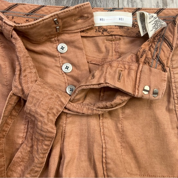 Anthropologie Women's Coral Cropped Pant HEI HEI - Picture 3 of 14